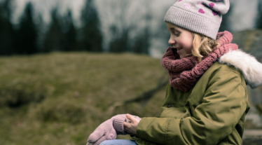 child in winter gear