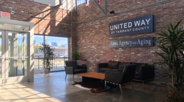 United Way of Tarrant County office lobby