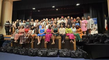 United Way of Tarrant County celebrates its new community doulas during a graduation ceremony in Fort Worth on Oct. 26, 2024.